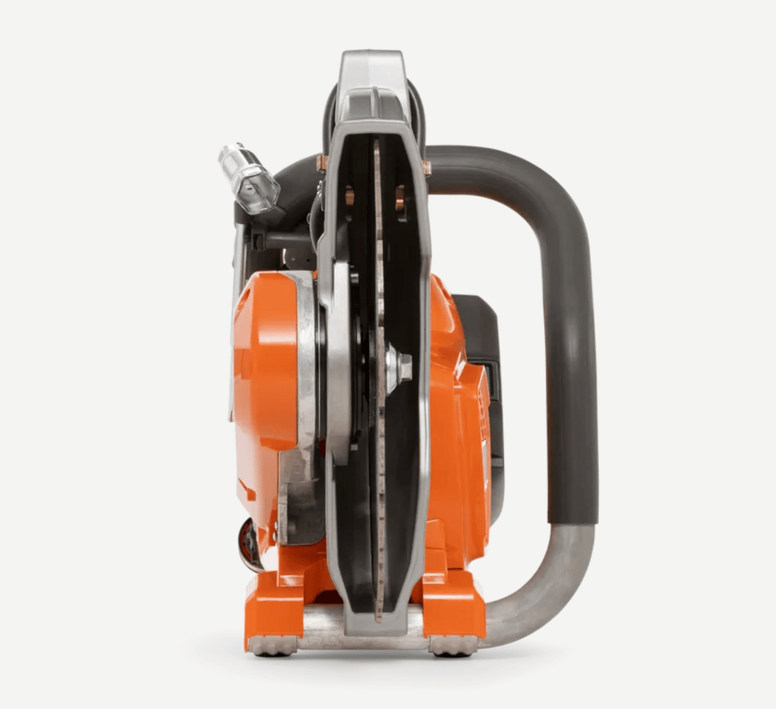 Husqvarna K540i Battery Power Cutter, 10.5", Front View. 