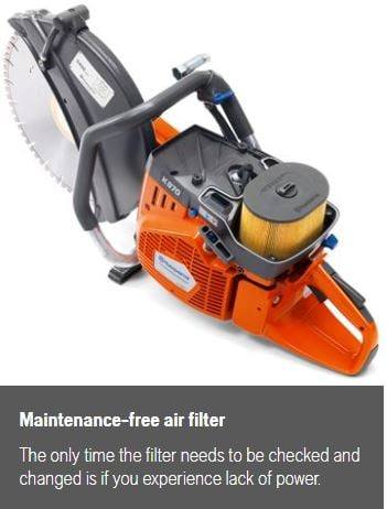 Husqvarna K760 Power Cutter 12" Professional - 5hp X - torq Engine - SLE Equipment - 6