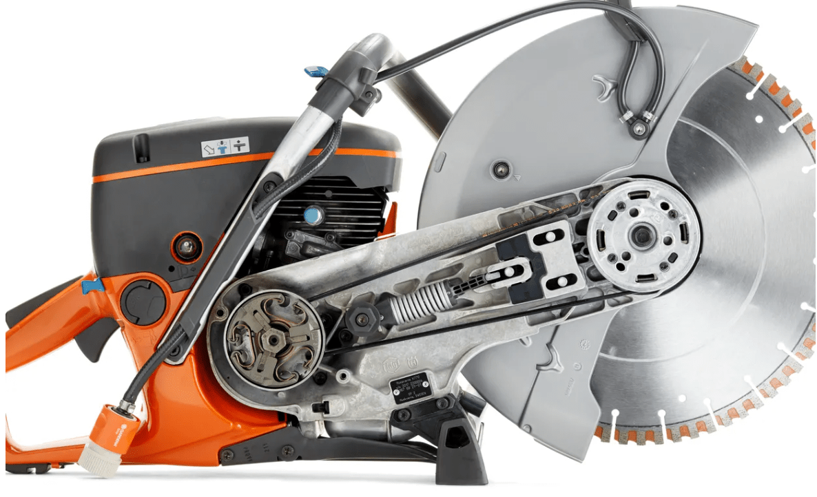 Husqvarna_K770_12_Power_Cutter_73.5cc_5hp_4_cutting_depth_22.4lbs,Side View. 