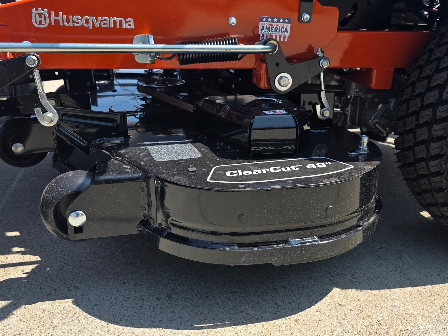 Husqvarna MZ48 Special Edition 48"  with 23-HP Kawasaki Engine Cutting deck picture 