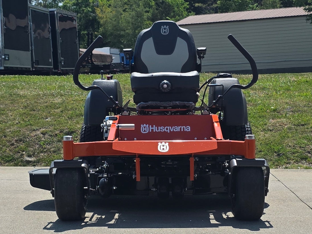 Husqvarna MZ48 Special Edition 48"  with 23-HP Kawasaki Engine Front side picture..