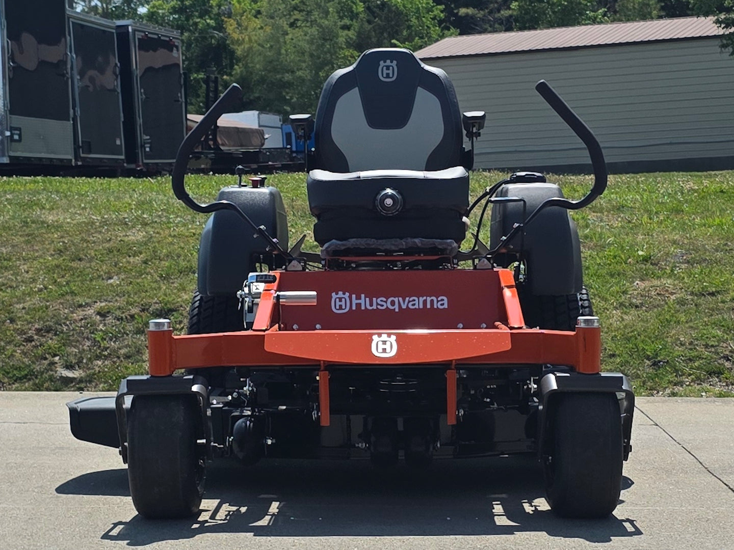 Husqvarna MZ48 Special Edition 48"  with 23-HP Kawasaki Engine Front side picture..