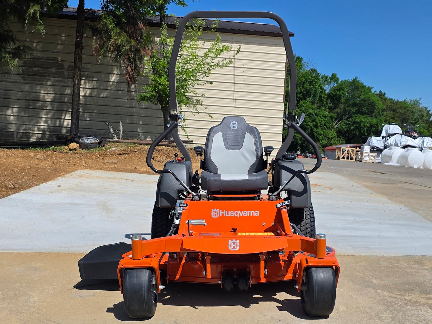 Husqvarna MZ54 54" 24HP Kawasaki With ROPS Zero Turn Lawn Mower Front side picture 