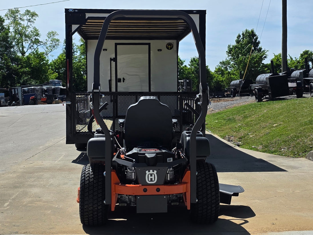 Husqvarna MZ54 54" 24HP Kawasaki With ROPS Zero Turn Lawn Mower Back side picture 