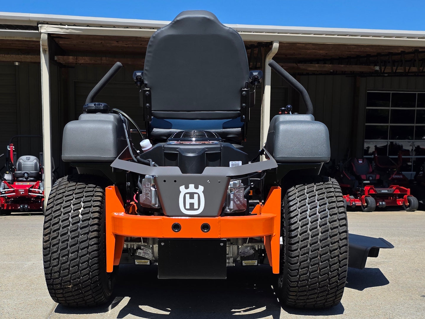 Husqvarna MZ54 54" Special Edition Zero Turn Mower 24 Hp Kawasaki Engine Suspension Seat (Scratch and Dent) Back side picture 