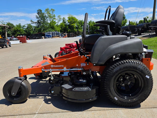 Husqvarna MZ54 54" Special Edition Zero Turn Mower 24 Hp Kawasaki Engine Suspension Seat (Scratch and Dent) Right side picture 