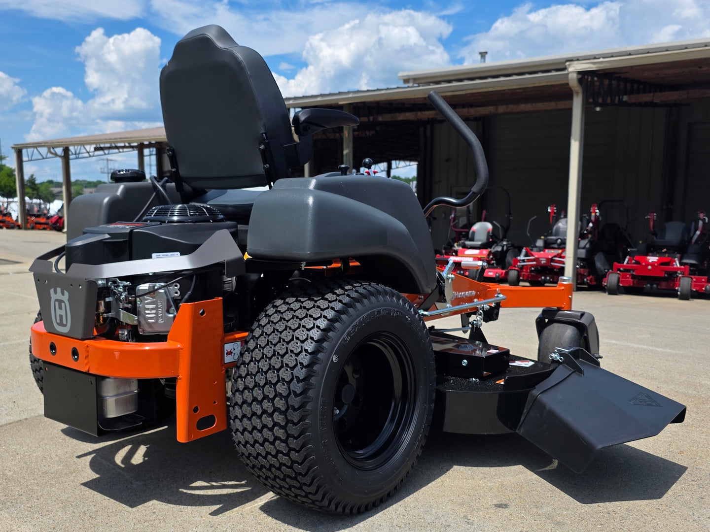 Husqvarna MZ61 61" Special Edition Zero Turn Mower 24HP KAW (Scratch and Dent) Back right angle picture 