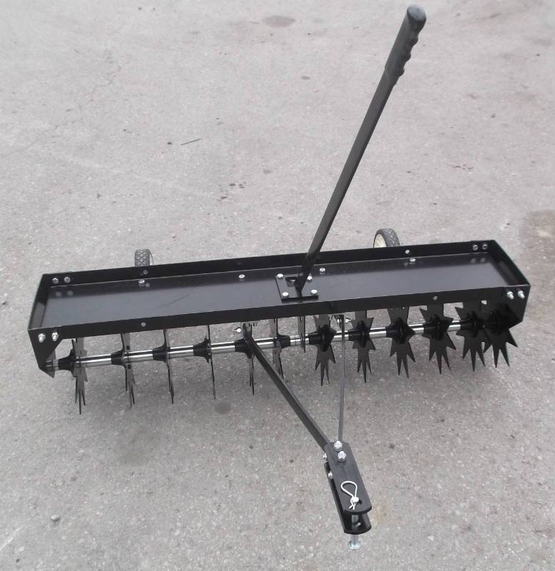 Husqvarna Pull Behind Spike Aerator 964995703 40" Working Width - Depth Of 2.5" - SLE Equipment - 4