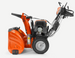 Husqvarna ST424 291cc LED 24" Snow Blower, Side View. 