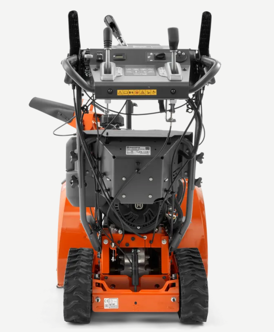 Husqvarna ST430T 420cc LED 30" Snow Blower, Back View.