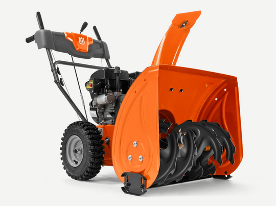 Husqvarna ST 124 Snow Blower,Side View. 