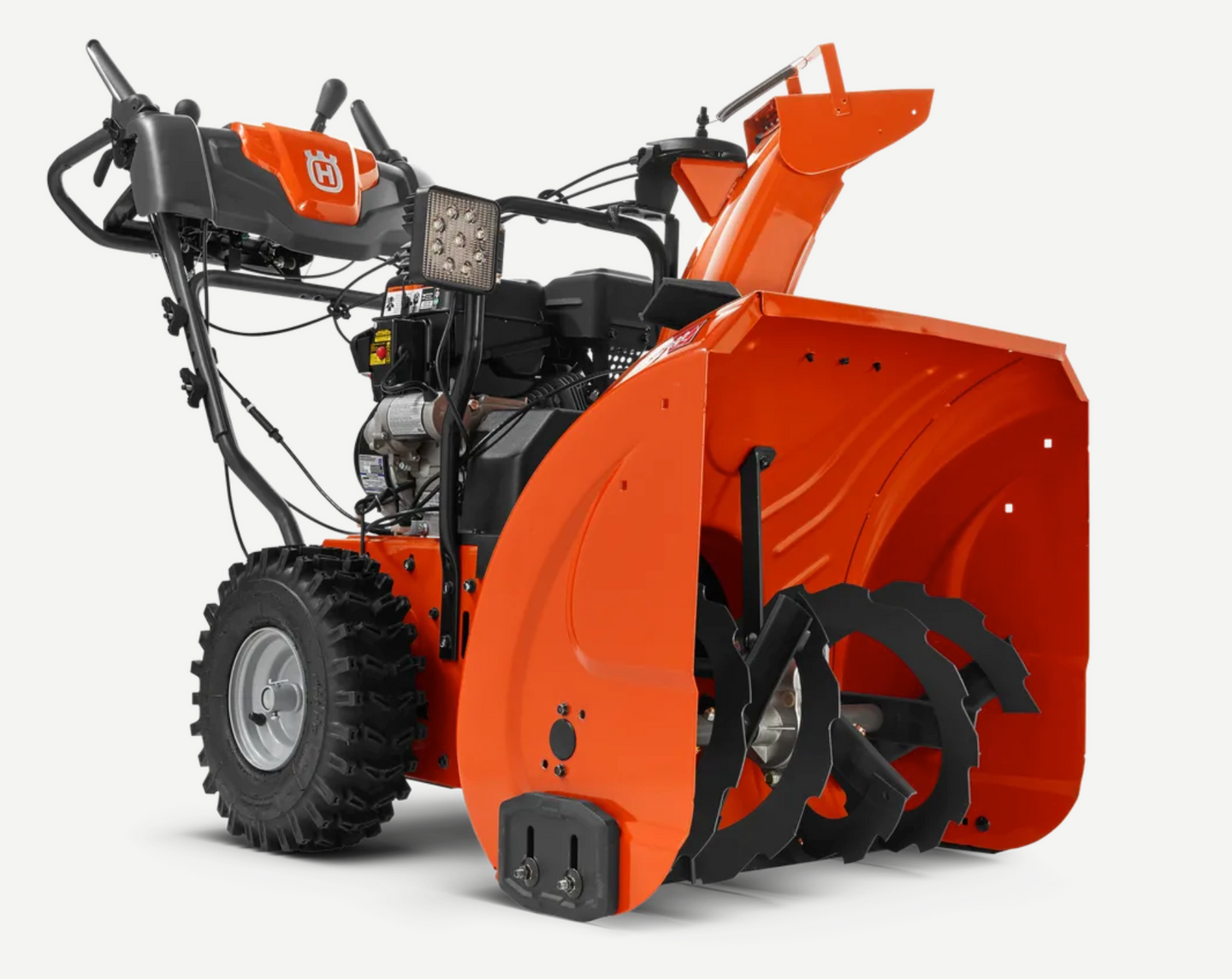 Husqvarna ST 224 Snow Blower 24" Electric Start LED Lights, Other Side View. 