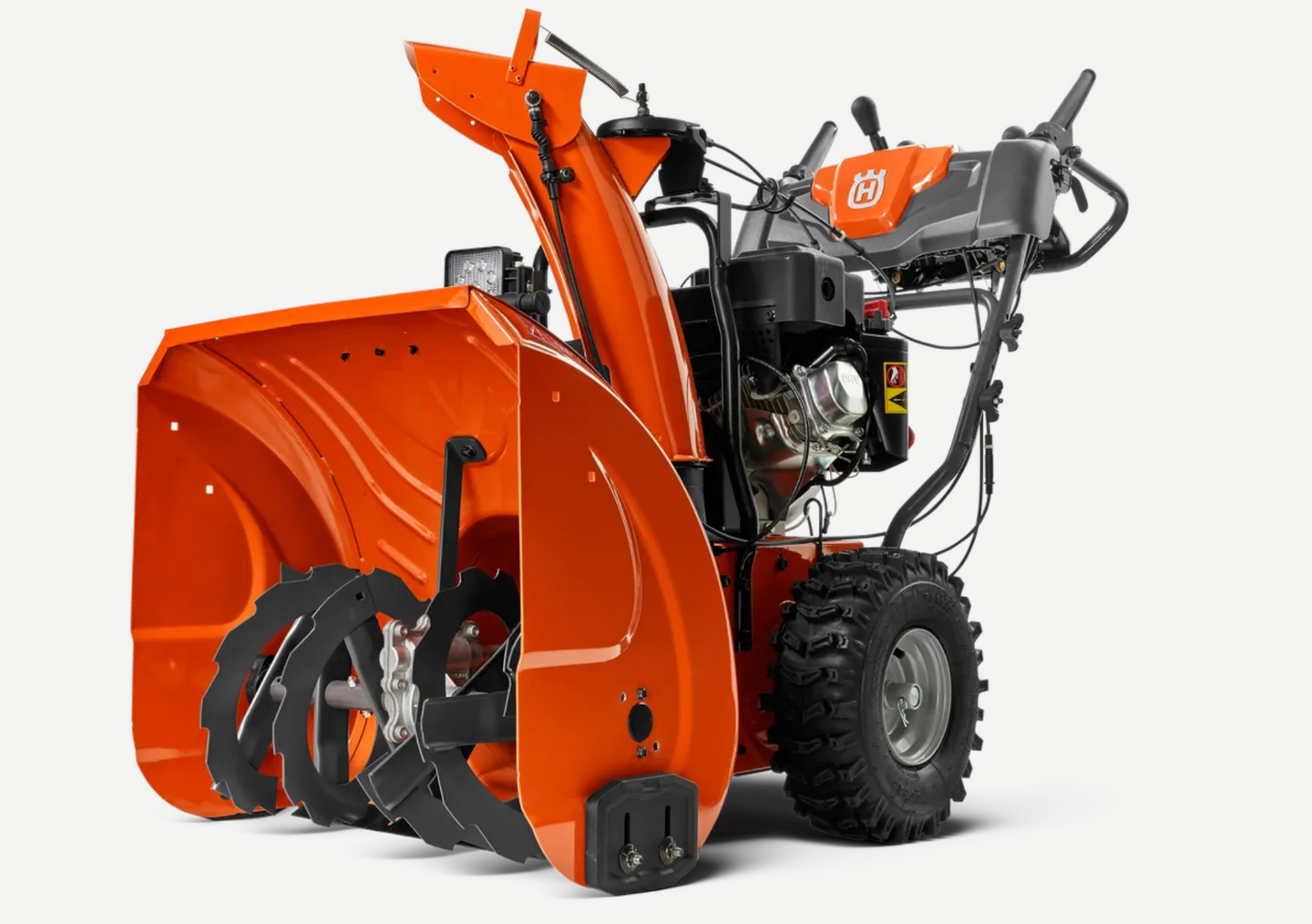 Husqvarna ST 224 Snow Blower 24" Electric Start LED Lights, Side View 