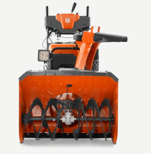 Husqvarna ST 427T 369cc LED 27" Snow Blower,Front View. 