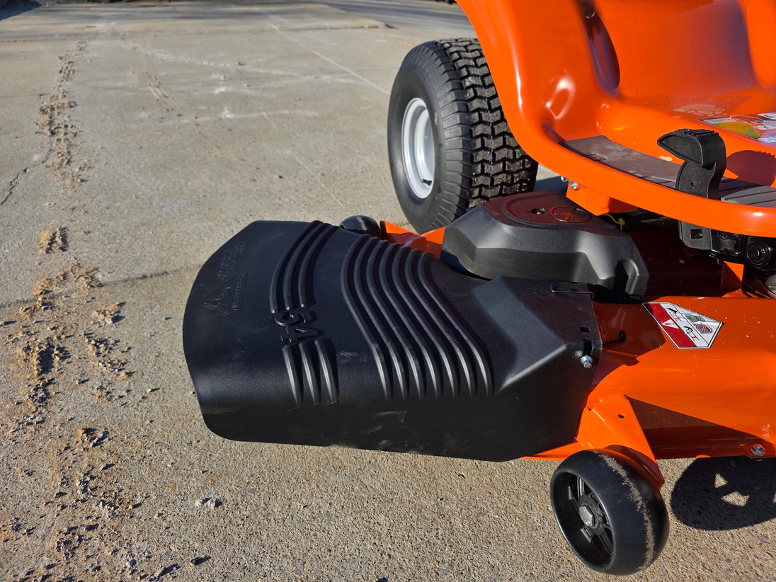 Husqvarna TS120 54" Garden Lawn Tractor – 24HP Briggs V-Twin Engine  chute view picture 