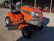 Husqvarna TS 120 42" Garden Lawn Tractor 19HP Briggs & Stratton (Scratch and Dent) front left angled view picture 