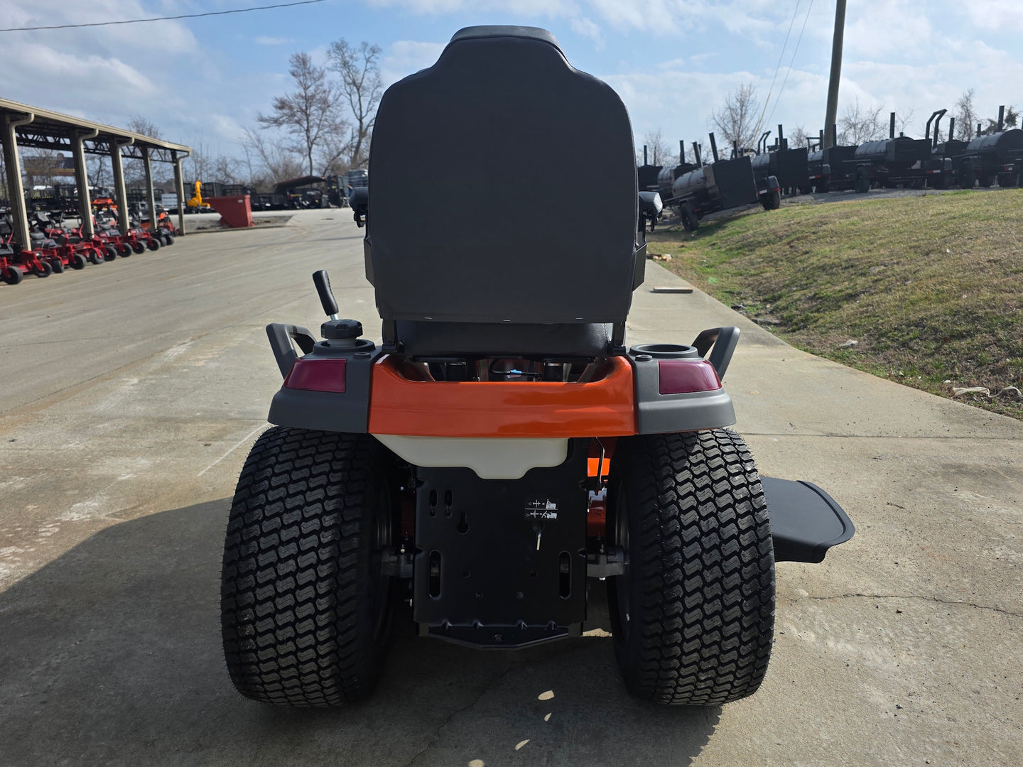 Husqvarna TS 348XD 48" Garden Tractor 24 HP Kawasaki (Scratch and Dent) back view picture 