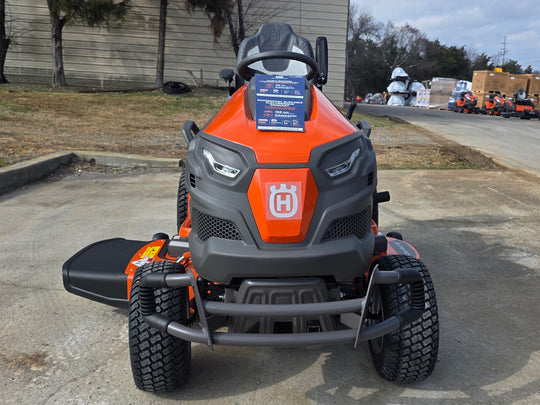 Husqvarna TS 348XD 48" Garden Tractor 24 HP Kawasaki (Scratch and Dent) front view picture 