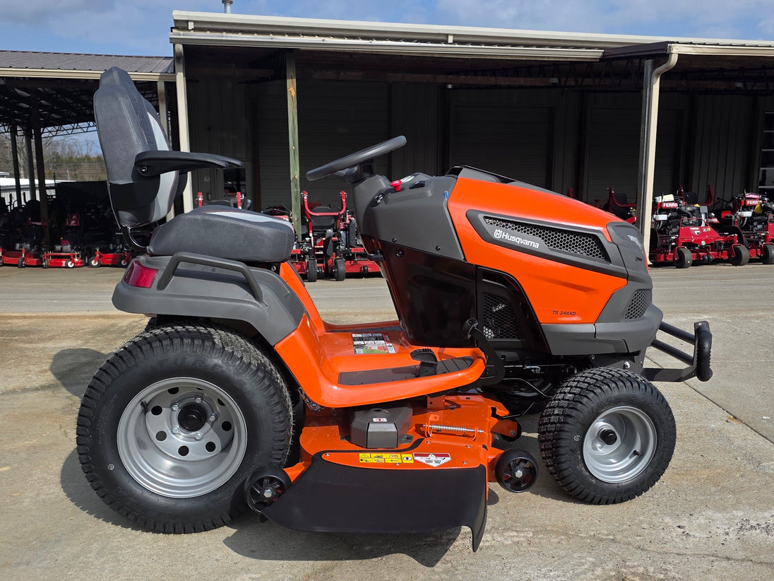 Husqvarna TS 348XD 48" Garden Tractor 24 HP Kawasaki (Scratch and Dent) left side view picture 