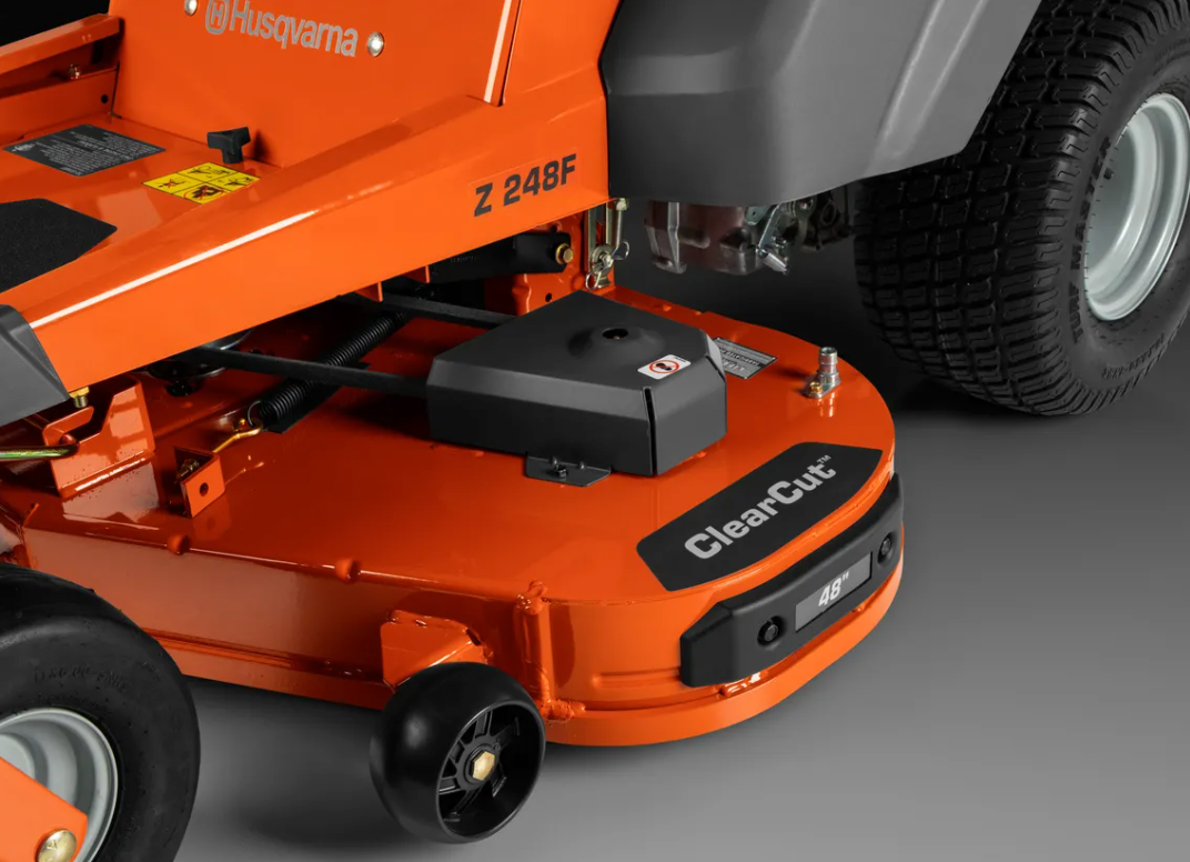 Husqvarna_Z248F_Special_Edition_Zero_Turn_Mower_21.5HP_Kawasaki_Scratch_and_Dent,Frame View. 