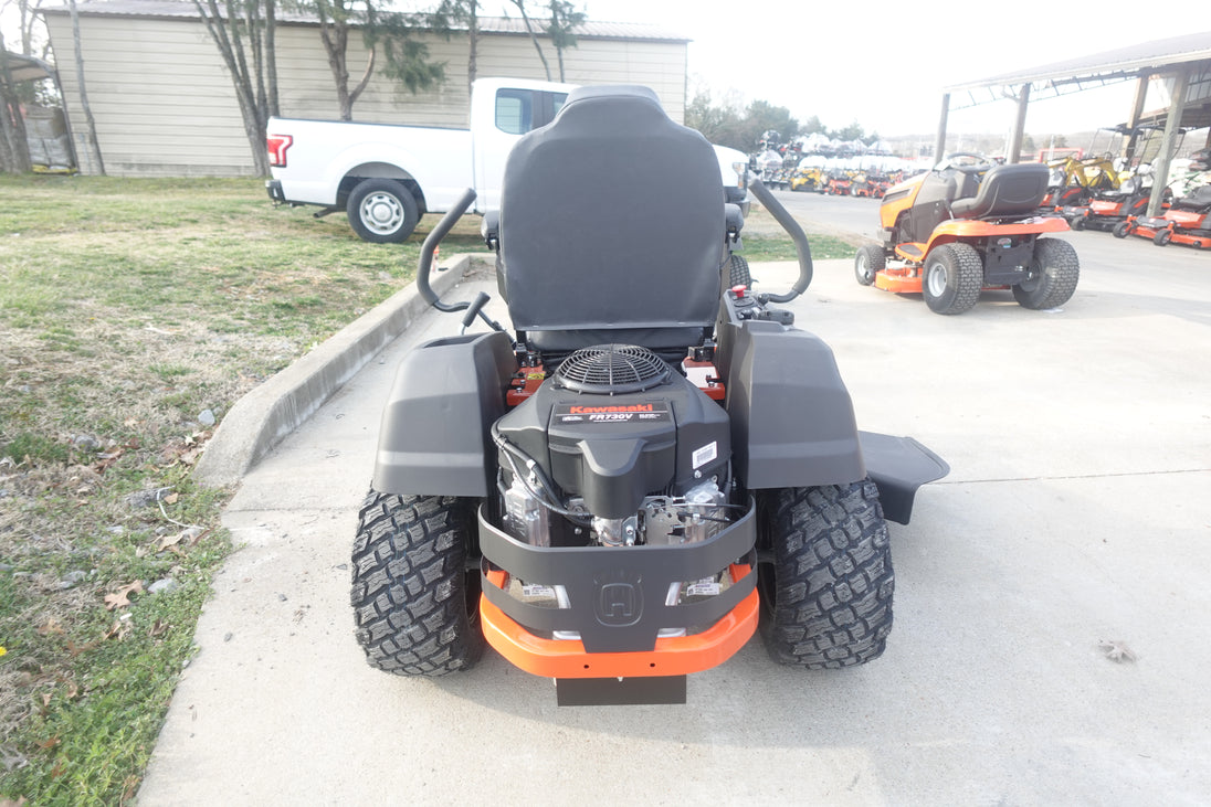 Husqvarna Z254FX 24HP Kawasaki Zero Turn Mower (Scratch and Dent) Back View.