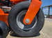 Husqvarna Z460 60" Zero Turn Mower 23HP KAW +Bonus 522L Trimmer (Scratch and Dent) Front wheel picture.