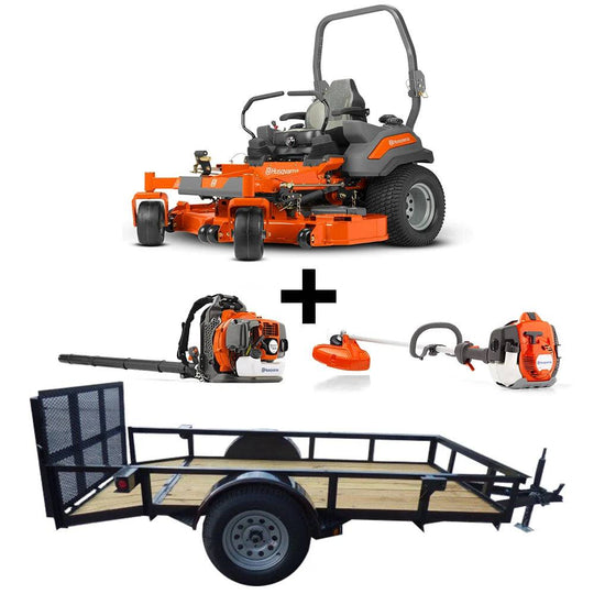Husqvarna Z572X 31 HP Kawasaki Handheld Trailer Package