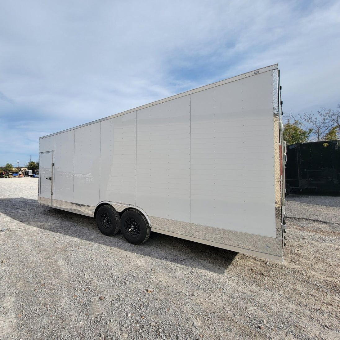 8.5' X 24' White Custom Stage Trailer Showcase Event Marketing - SLE Equipment - 36