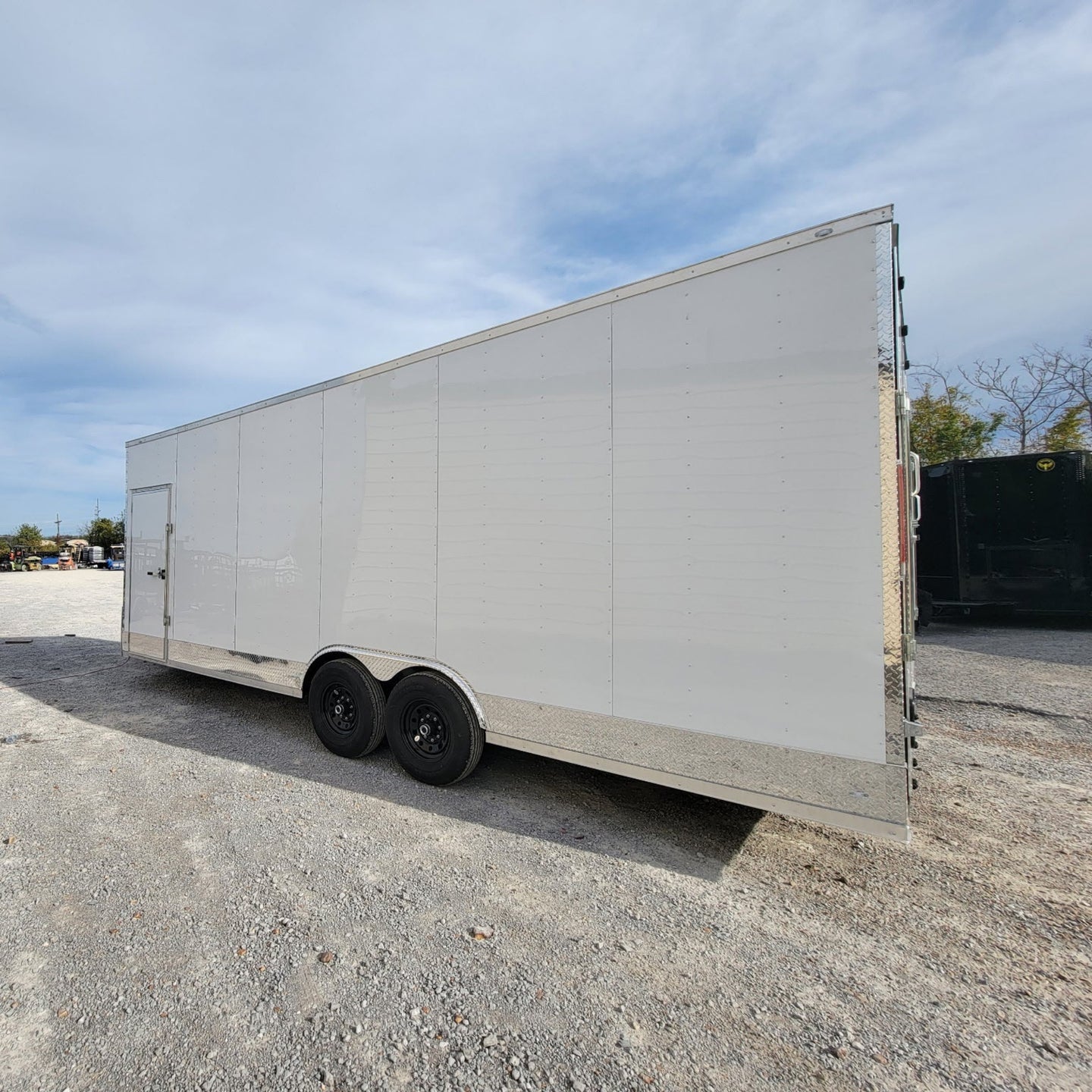 8.5' X 24' White Custom Stage Trailer Showcase Event Marketing - SLE Equipment - 36