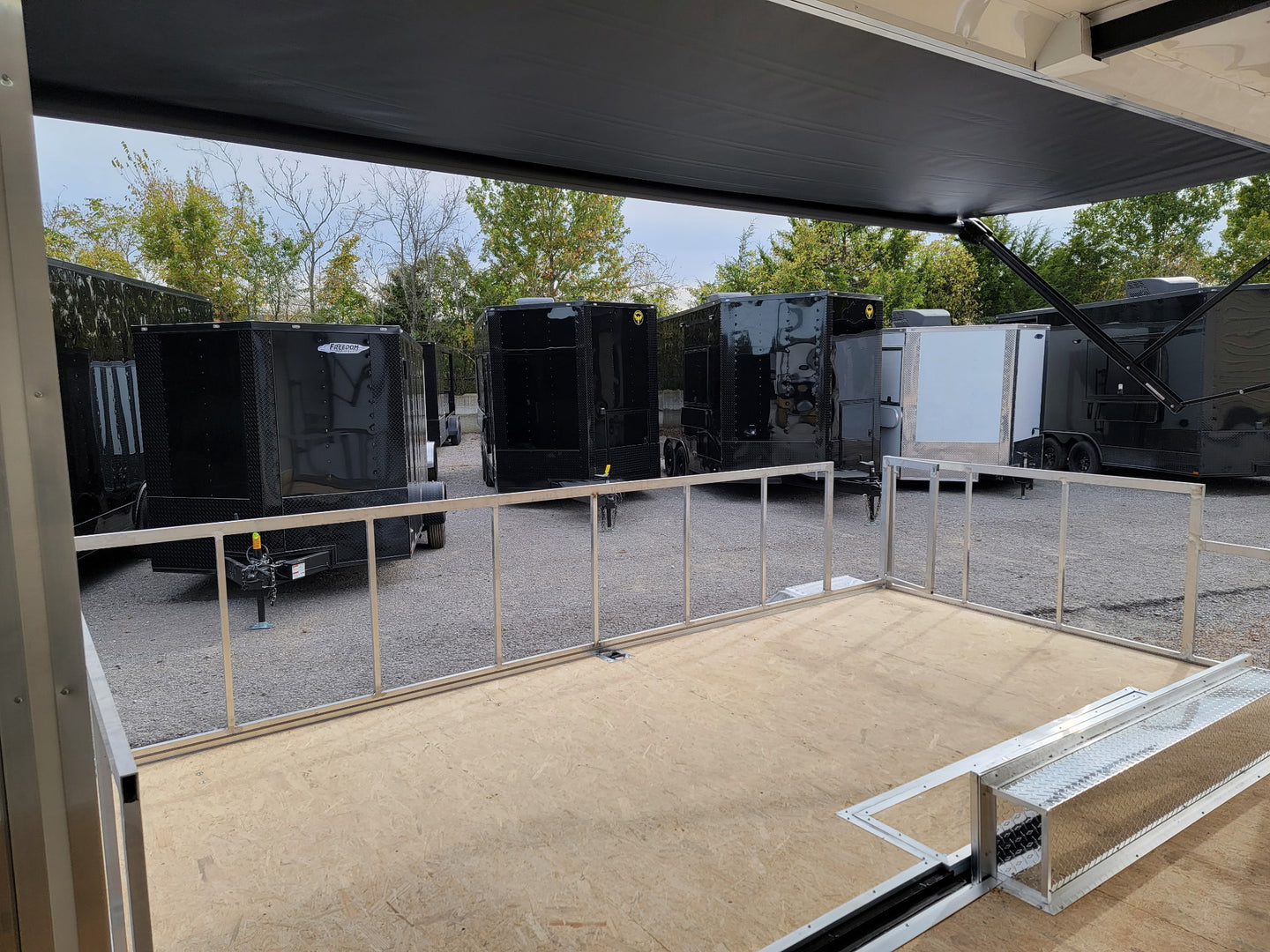 8.5' X 24' White Custom Stage Trailer Showcase Event Marketing - SLE Equipment - 21