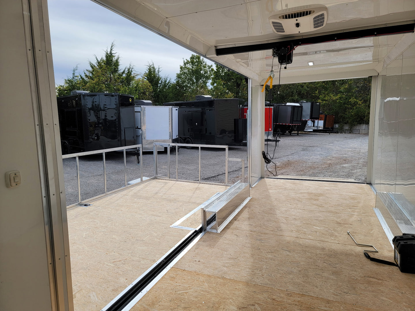 8.5' X 24' White Custom Stage Trailer Showcase Event Marketing - SLE Equipment - 22