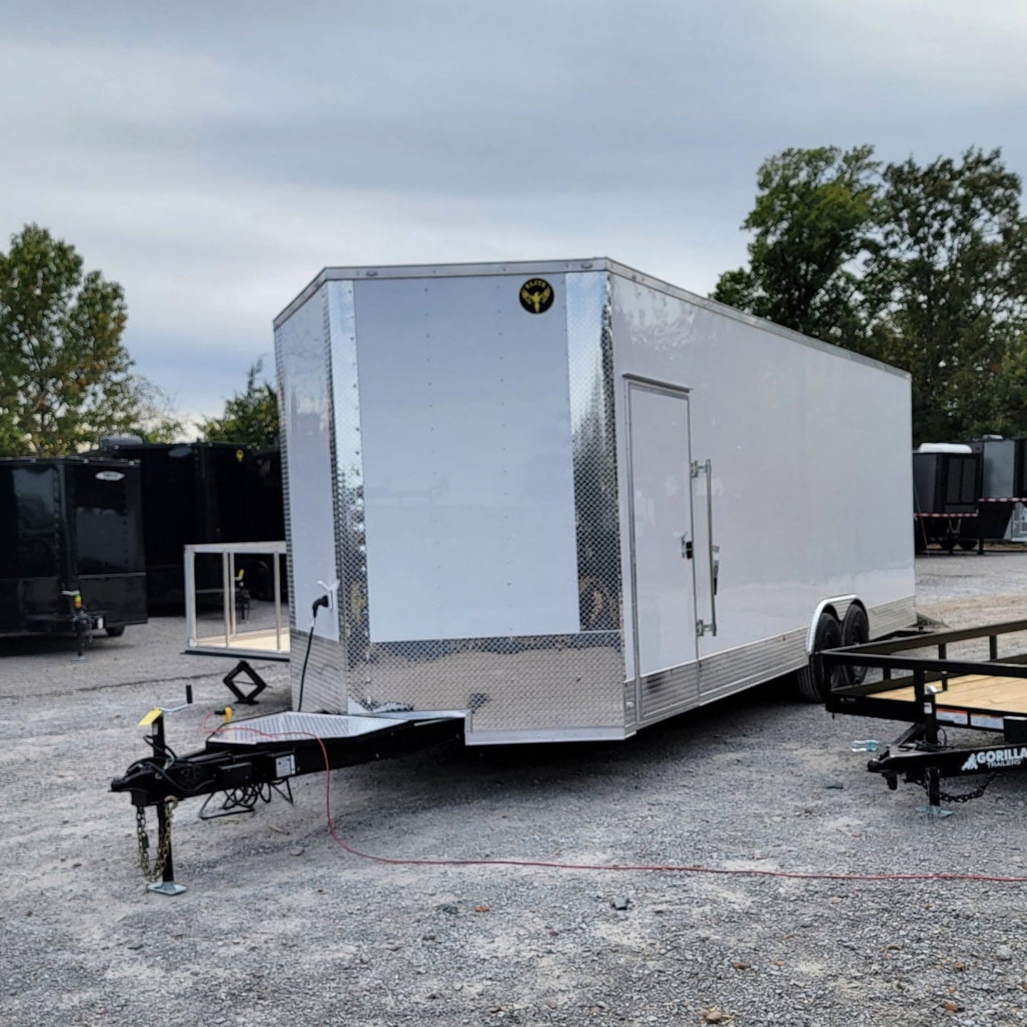 8.5' X 24' White Custom Stage Trailer Showcase Event Marketing - SLE Equipment - 25