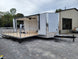 8.5' X 24' White Custom Stage Trailer Showcase Event Marketing - SLE Equipment - 24