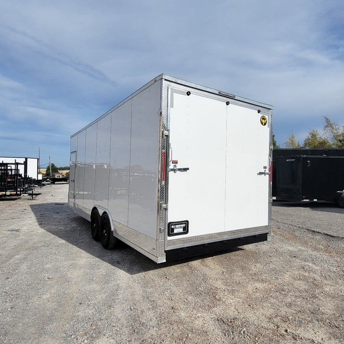8.5' X 24' White Custom Stage Trailer Showcase Event Marketing - SLE Equipment - 5