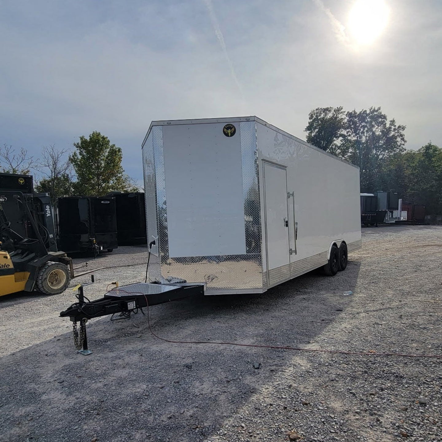 8.5' X 24' White Custom Stage Trailer Showcase Event Marketing - SLE Equipment - 7