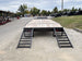 8.5x22 Deckover I - Beam Trailer (2) 5,200lb Axles Stand - Up Ramps 10K GVWR - SLE Equipment - 12