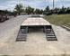 8.5x22 Deckover I - Beam Trailer (2) 5,200lb Axles Stand - Up Ramps 10K GVWR - SLE Equipment - 11