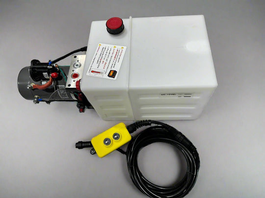 KTI Single Acting Hydraulic Pump 13 Quart 12V - SLE Equipment - 1