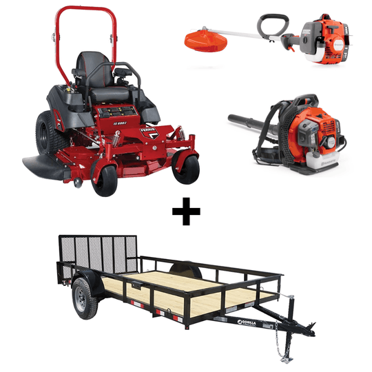Ferris 5902110 48" IS600 Zero Turn Mower Util Trailer Handheld Package - SLE Equipment - 1