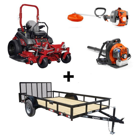 Ferris 5902083 ISX800 52" Zero Turn Mower Util Trailer Handhelds Bundle - SLE Equipment - 1