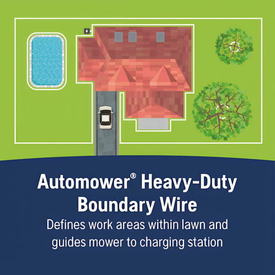 Husqvarna Genuine Part 522914111 Automower Boundary Wire Black 500M HD 3.4MM - SLE Equipment - 2