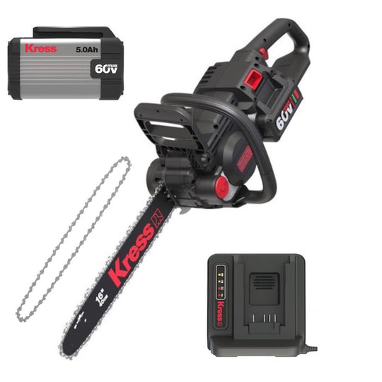 Kress KG367 60V 16" Brushless Chainsaw Kit (2.5Ah Battery + 3amp Charger) - SLE Equipment - 1