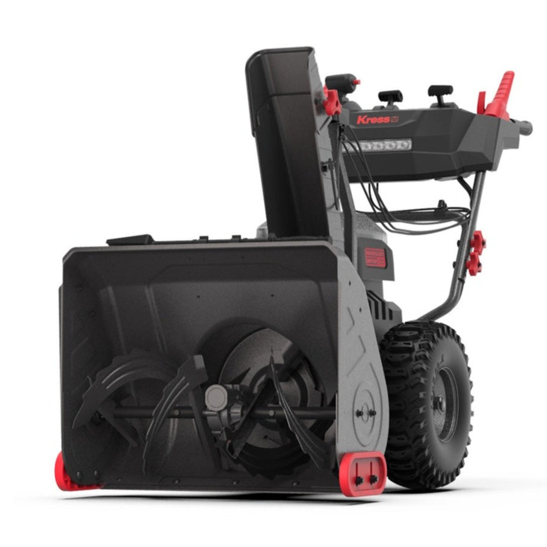 Kress KG470 60V 24" 2 - Stage Snow Thrower Kit (2 x 5Ah Batteries + 8amp Dual Port Charger) - SLE Equipment - 2