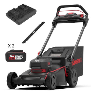 Kress KG754 40V 21" Self - Propelled Mower Kit (2 x 8Ah Batteries + 4amp Dual Port Charger) - SLE Equipment - 1