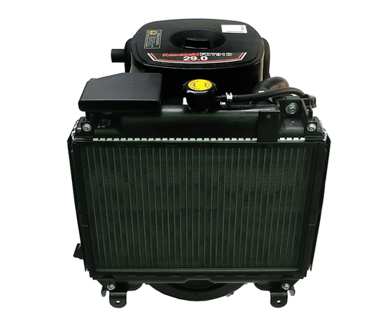 Kawasaki FD791D-(S)S00-S 26HP Horizontal Engine, Back View. 