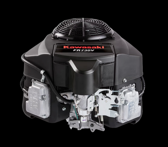 Kawasaki FR730V-GS16-S 23HP V-Twin Vertical Shaft Engine Electric Start, General View. 