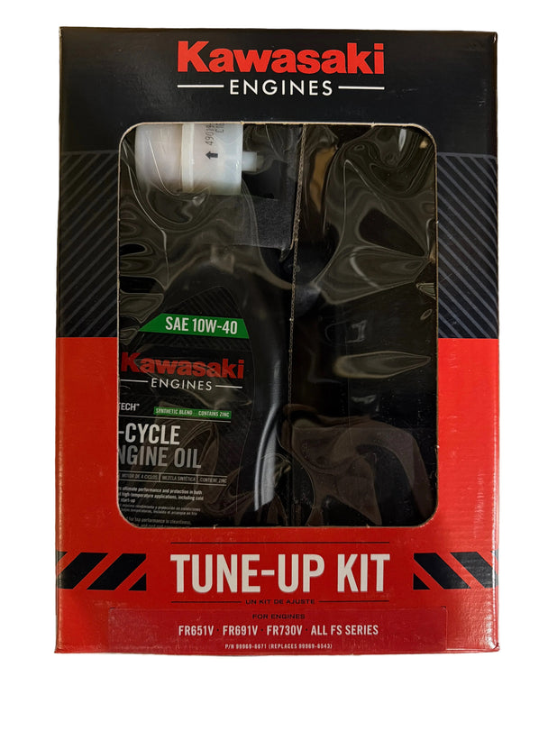 Kawasaki FR 730V, 691V, 651V, All FS Series Carbureted & EFI Tune Up Kit (Replaces 99969-6543), General View.