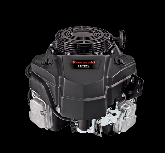 Kawasaki FS481V-CS13-S 14.5HP V-Twin Vertical Shaft Engine Electric Start, General View. 