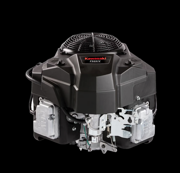 Kawasaki FS691V-JS08-S 22HP V-Twin Vertical Shaft Engine Electric Start, General View. 