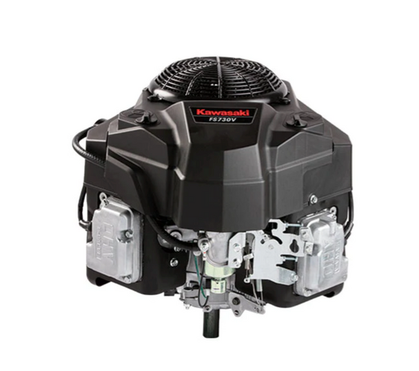 Kawasaki FS730V-LS00-S 23HP V-Twin Vertical Shaft Engine Electric Start, General View. 